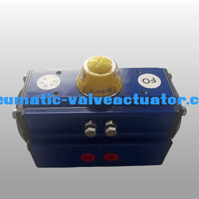 Single Action Pneumatic Rotary Actuator NAMUR ISO5211 DIN3337 Standar untuk katup