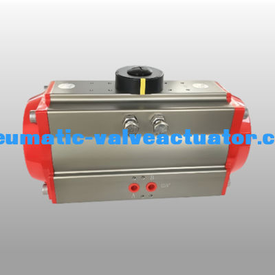 Aluminium Rotary Stroke Rack dan Pinion Pneumatic Actuator Dengan ISO 5211 Mounting