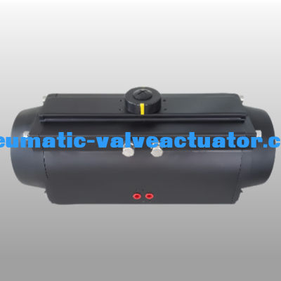 AT Series Pneumatic Rack And Pinion Actuator Double Action Spring Return OEM Warna